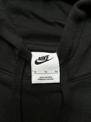 Sudadera Nike Club Negra Talla XL