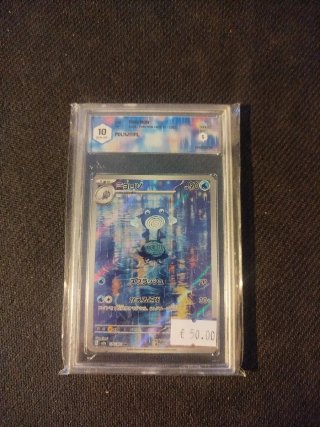 Poliwhirl 151 JAP Carta Pokemon Graduata 10