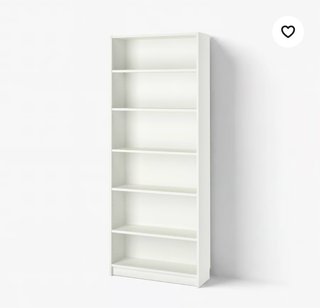 Librería BILLY IKEA blanca 80x28x202 cm