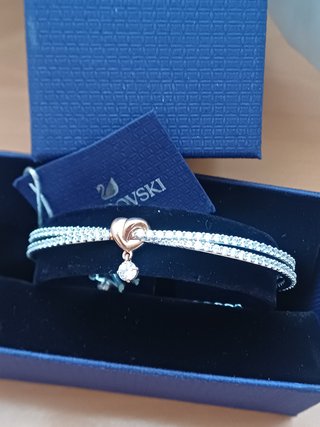 Pulsera Swarovski Corazón Brillante