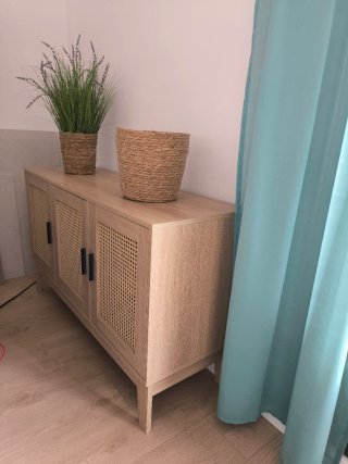 Mueble estilo madera y ratán Box & Beyond
