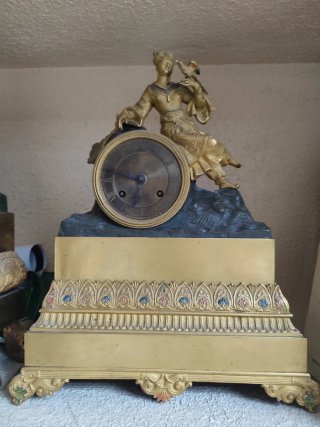 Reloj de sobremesa francés imperio