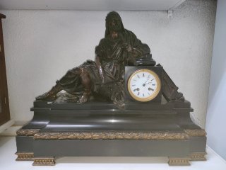 Reloj Bronce y Mármol S.XIX