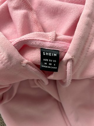 Sudadera Rosa con Estampado Racing