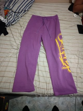 Pantalón de Chándal Manfinitin Morado Talla S