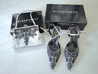 Set cerimonia Albertario scarpe e borsa