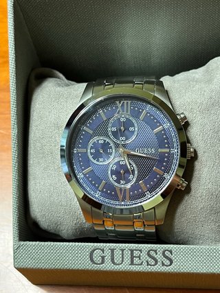 Reloj Guess Azul y Plateado
