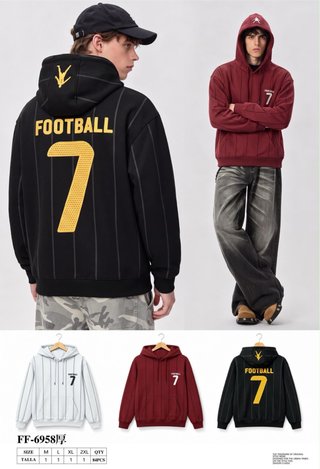 Sudadera con Capucha Estilo Deportivo