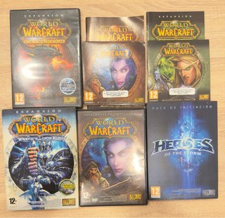 Lote 6 Juegos World of Warcraft y Heroes of Storm