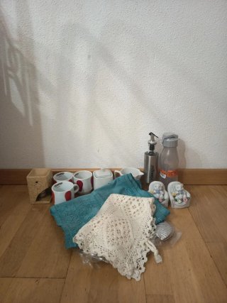 Set de artículos variados para el hogar