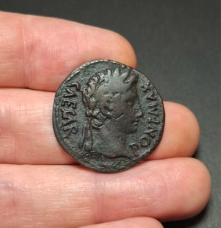 Moneda romana Augusto