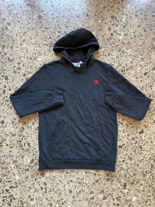Sudadera Adidas Negra con Capucha