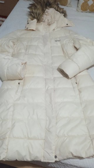 Abrigo Largo Pepe Jeans Blanco Talla M