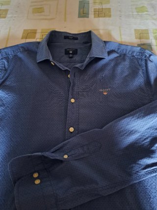 Camisa Gant Azul