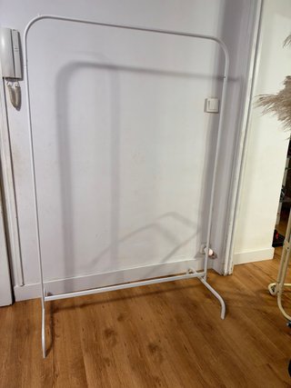 Burro perchero Ikea blanco metal