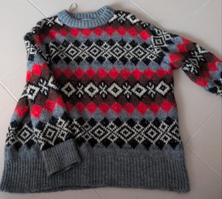 Jersey Zara de punto estampado