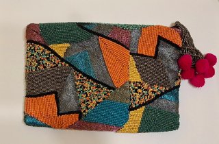 Bolso de fiesta Zara patchwork