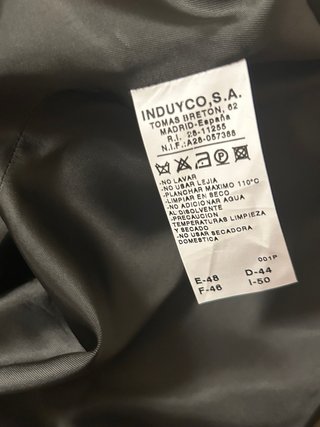 Traje pantalón mujer SINTESIS  verde 48 NUEVO