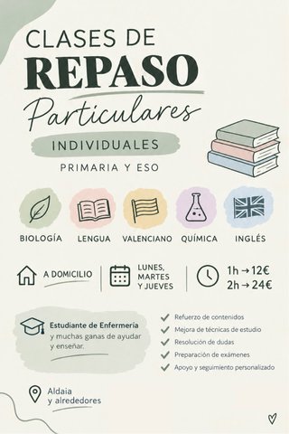 Clases de repaso particulares