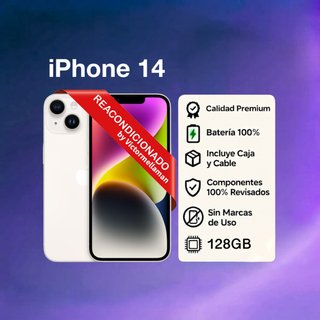 iPhone 14 128GB Bianco Ricondizionato Premium