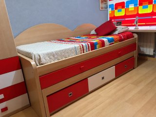 Cama Nido doble con amplios cajones