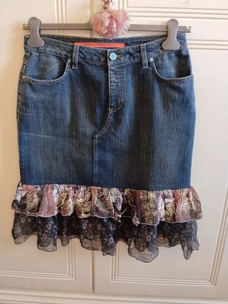 Gonna in denim Mariella Burani