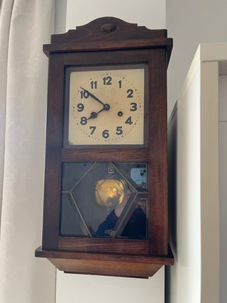 Reloj de Pared Antiguo de Cuerda