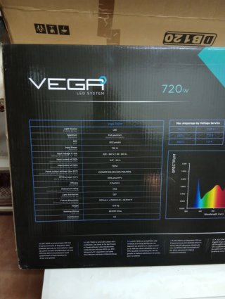 Lámpara LED para Cultivo Vega 720W