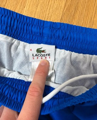 Pantalón chándal Lacoste Sport azul tricolor M