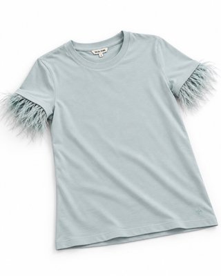 Camiseta Salsa Jeans con plumas
