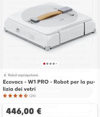 Robot lavavetri Ecovacs W1 PRO WG888 12
