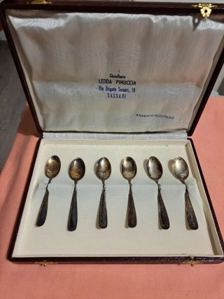 Set 6 Cucchiaini in Argento 800