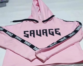 Sudadera rosa Savage