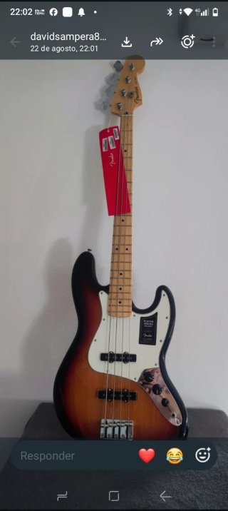 Bajo Eléctrico Fender Jazz Bass Player Series