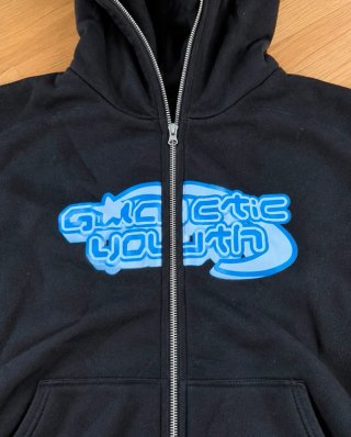 Sudadera Galactic Youth negra con cremallera S