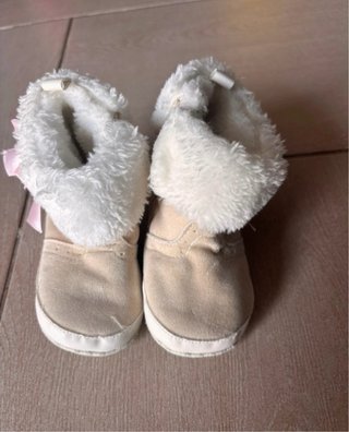 Stivaletti neonata con pelliccia