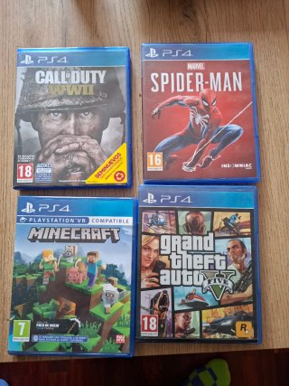 4 Juegos PS4 (PlayStation 4)