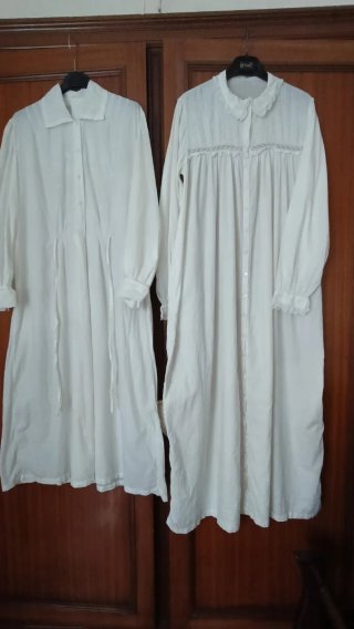 2 camisones largos muy antiguos, 20€ C\U..Disfraz