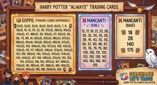 Carte collezionabili Harry Potter Always