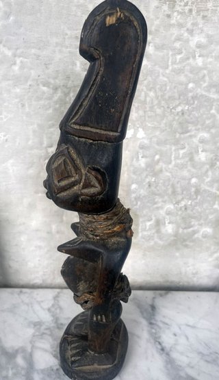 Estatua Yoruba Ere Ibeji Madera Tallada
