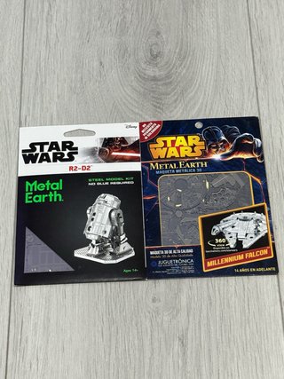 Set 2 Maquetas Metal Earth Star Wars
