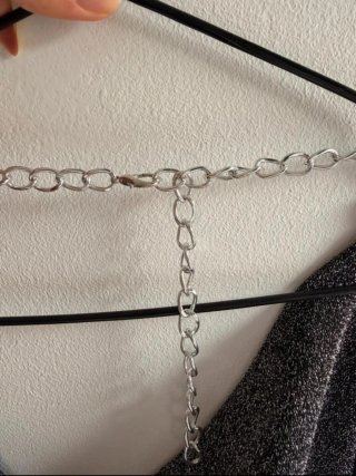 Vestido de fiesta corto gris oscuro