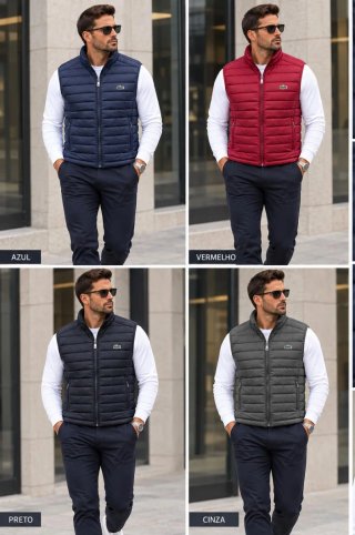 Chaleco acolchado Lacoste
