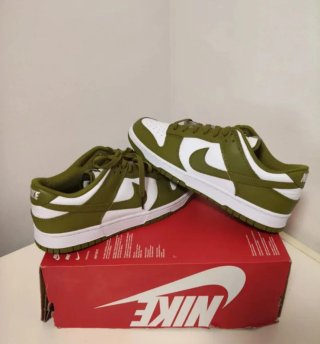 T44,5 Nike Dunk Low Retro Talla 44.5 Verde/Blanco