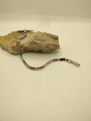 Pulsera Tenis Circonitas Multicolor Xuping