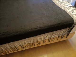 Mantón de Manila Antiguo Negro