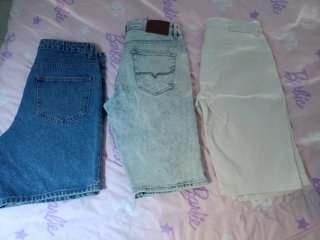 Lote de 3 Bermudas Vaqueras Talla L