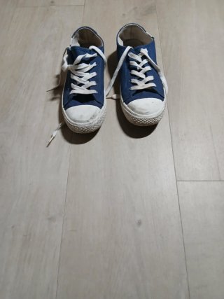 Zapatillas Lefties Azul y Blanco Talla 38