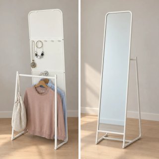 Espejo de pie con perchero Ikea Knapper
