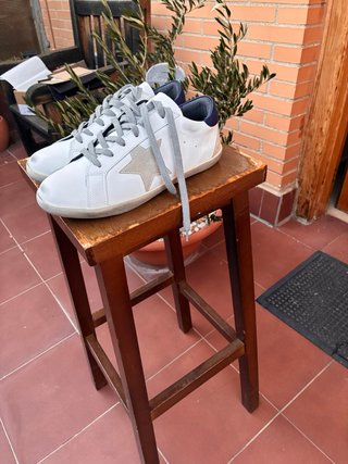 Zapatillas Golden Goose Talla 43 Beige/Blanco